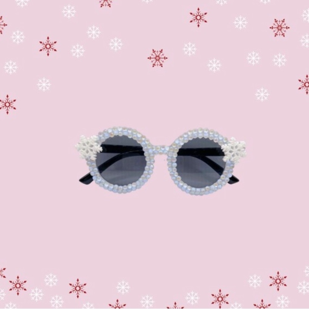 Children’s Christmas Snowflake rhinestone glasses